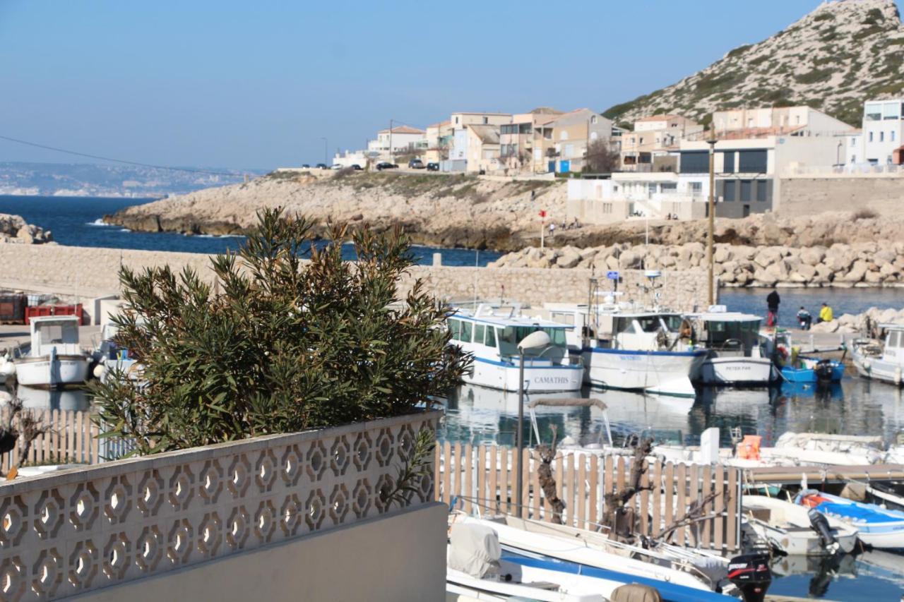 Charmant Cabanon aux Goudes à Marseille avec vue mer Extérieur photo