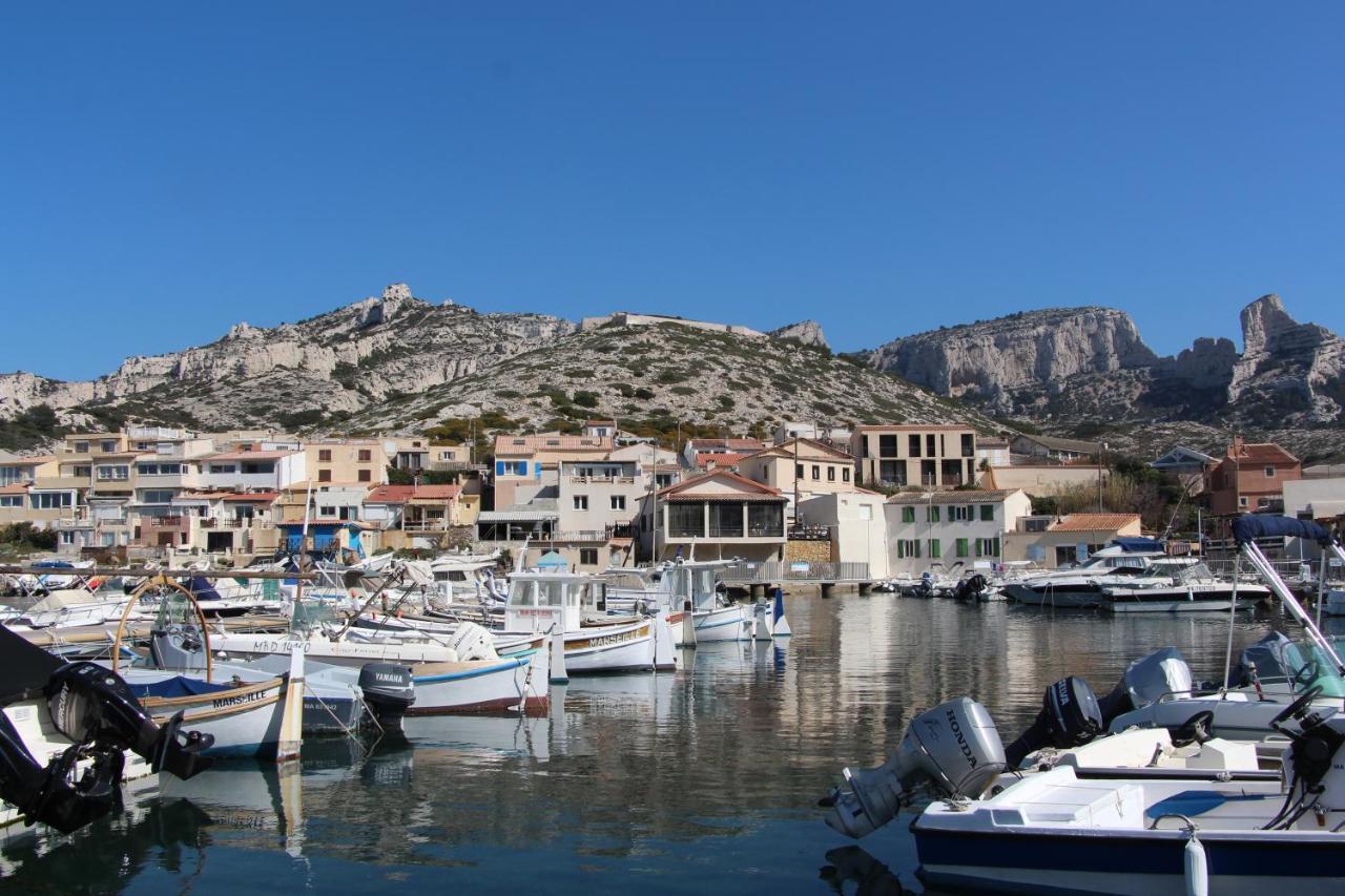 Charmant Cabanon aux Goudes à Marseille avec vue mer Extérieur photo